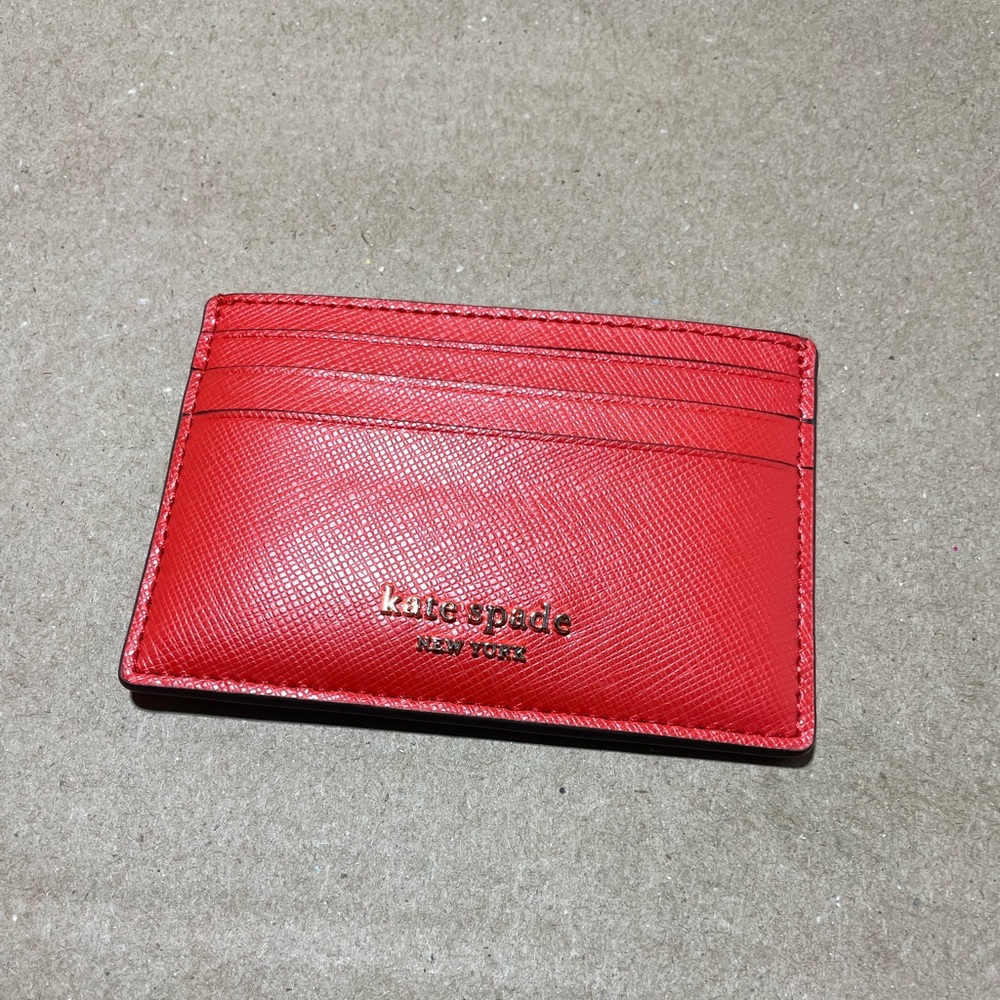 Kate Spade Madison Cardholder Candied Cherry NWOT